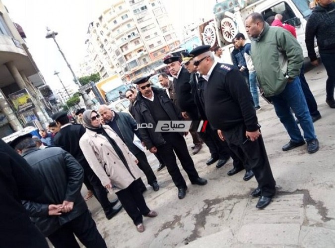 بالصور حملات إزالة إشغالات مكبرة بمنطقة المنشية بالإسكندرية