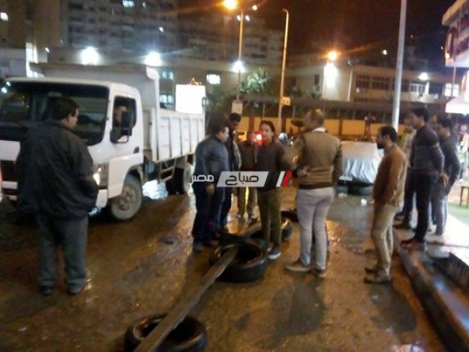 حملات إزالة إشغالات مكثفة بحى المنتزه فى الإسكندرية