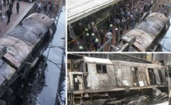 التحفظ على كاميرات المراقبة بموقع حادث قطار محطة مصر