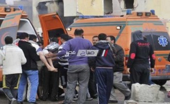 إصابة 4 مواطنين فى حادث تصادم بطريق الاسكندرية الصحراوي