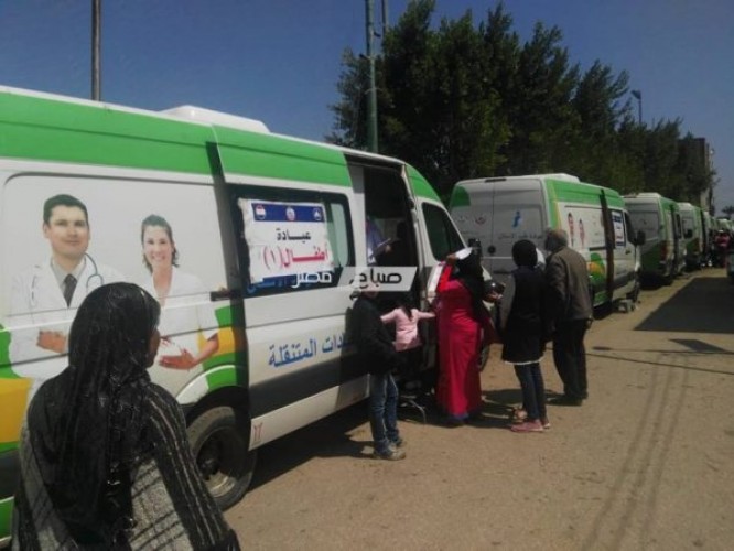 فحص 2700 مواطن في القافلة الطبية الشاملة بقرية الرحامنة بدمياط