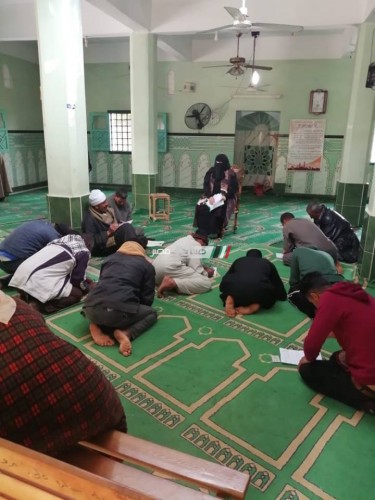 أوقاف دمياط تعقد امتحانات فورية لمحو الامية بالمساجد