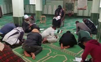 أوقاف دمياط تعقد امتحانات فورية لمحو الامية بالمساجد