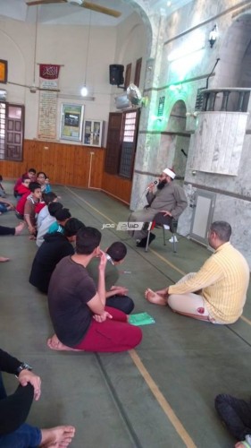أوقاف دمياط: شرح اذكار النوم والاستيقاظ بمدرسة المسجد الغربي بالروضة