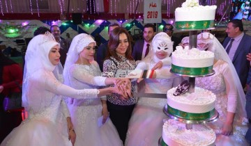 تضامن دمياط تنظم حفل زفاف جماعى لـ 5 عرائس بالتعاون مع جمعية الأورمان