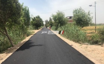 ختام أعمال رصف طريق هليل بقرية افلاقة ضمن للخطة الاستثمارية 2018-2019