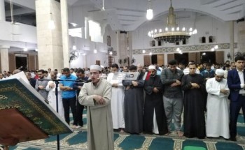 مساجد دمياط تمتلئ بالمصلين في اول ايام شهر رمضان … صور