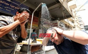 طقس حار رطب وارتفاع نسبة الرطوبة علي الإسكندرية الان