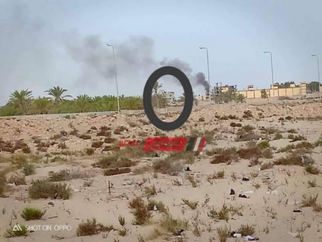هجوم ارهابي مسلح على كمين الدائري بمدينة العريش  في شمال سيناء .. صورة