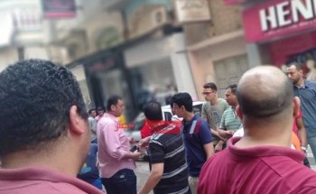 بالصور اخماد حريق هائل اندلع في صيدلية بدمياط