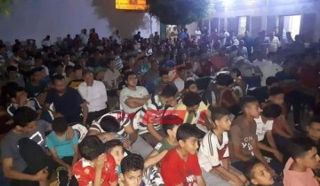مراكز الشباب بدمياط تعرض مباراة مصر وأوغندا على 50 شاشة واقبال كبير من الجماهير … صور