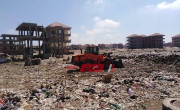 شن حملة جديدة لازالة اكوام القمامة واشغالات العرب بمنطقة الامتداد العمراني برأس البر