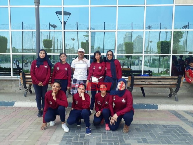 فريق كرة الطائرة والسلة بنات بدمياط يشاركون في تصفيات الالعاب الاولمبية بالقاهرة