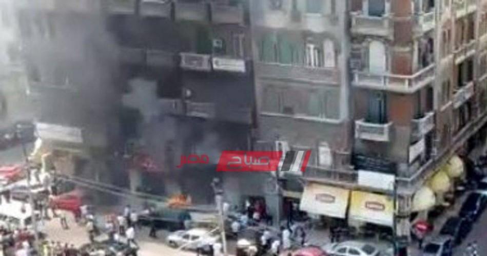 نشوب حريق فى عامود كهرباء بمنطقة محطة الرمل بالإسكندرية