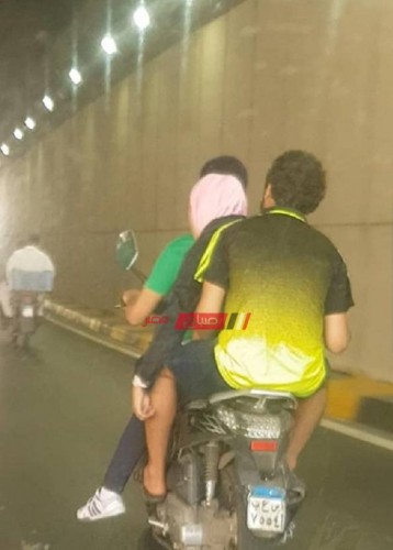 تداول فيديو لفتاة الدراجة البخارية مع شقيقيها بعد ادعاء خطفها بالإسكندرية