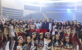 طلائع دمياط يشاركون في حفل افتتاح أولمبياد الطفل المصرى باستاد القاهرة