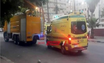 استئناف العمل في مستشفى الشاطبي بالإسكندرية اليوم بعد نشوب حريق بقسم الولادة