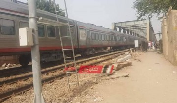 عطل في قطار طنطا – الإسكندرية يتسبب فى إيقاف القطار