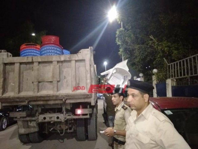 رفع 809 حالة اشغال بشوارع مدينة دمنهور في حملة مكبرة