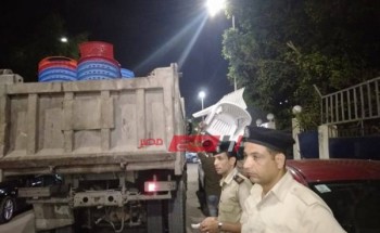 رفع 809 حالة اشغال بشوارع مدينة دمنهور في حملة مكبرة