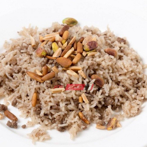 طريقة عمل أرز باللحمة المفرومة والقرفة