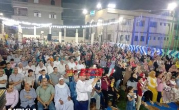 قرية الزعاترة بدمياط تحتفل بعيد العلم وتكرم اوائل الشهادات