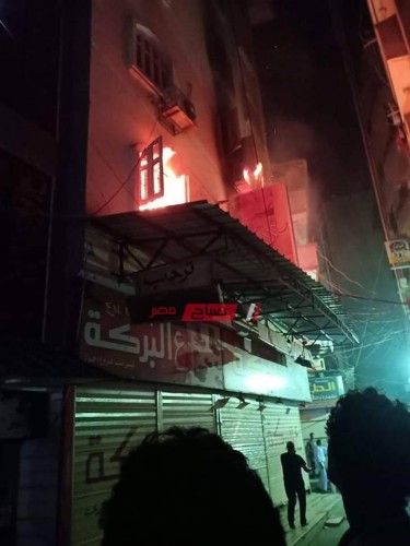 بالصور إخماد حريق نشب في شقة سكنية بشارع الشرباصي بدمياط
