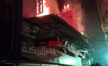 بالصور إخماد حريق نشب في شقة سكنية بشارع الشرباصي بدمياط