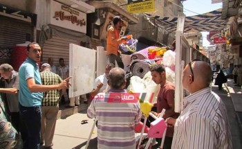 رفع 345 حالة اشغال في حملة  مكبرة بشوارع مدينة دمنهور
