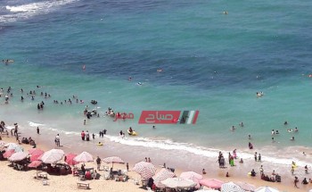 إقبال على شواطىء الاسكندرية فى ثالث أيام عيد الأضحى المبارك