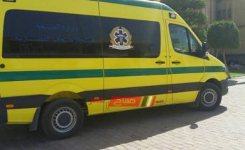 إصابة 15 بينهم 8 أطفال في حادث انقلاب ميكروباص في المنيا