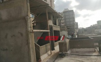 حملات إيقاف أعمال بناء مخالف بحى المنتزه في الإسكندرية