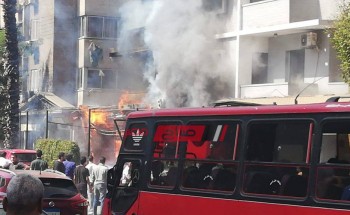 الحماية المدنية: لا وفيات او إصابات في حريق معرض موبليات شهير بدمياط