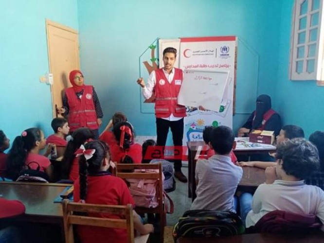 تدريب 60 طالب سوري على الإسعافات الأولية ومواجهة الطوارئ بدمياط