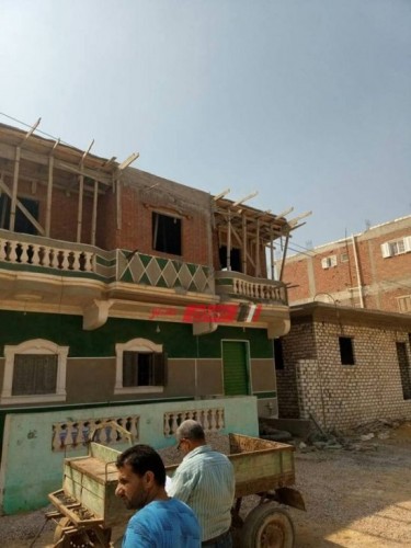 إيقاف أعمال بناء مخالف بحي العامرية بالإسكندرية