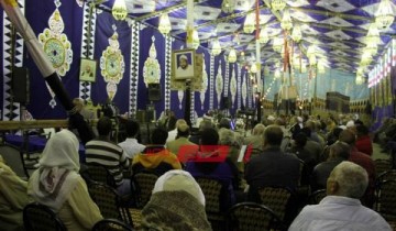الطرق الصوفية تحتفل بمولد أبو الاخلاص الزرقانى بميدان المساجد بالإسكندرية
