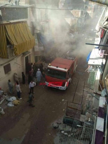 نشوب حريق داخل شقة سكنية بسبب تسرب الغاز بالإسكندرية