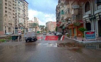 طقس دمياط الان سقوط أمطار متوسطة على القرى والمدن وانخفاص درجات الحرارة