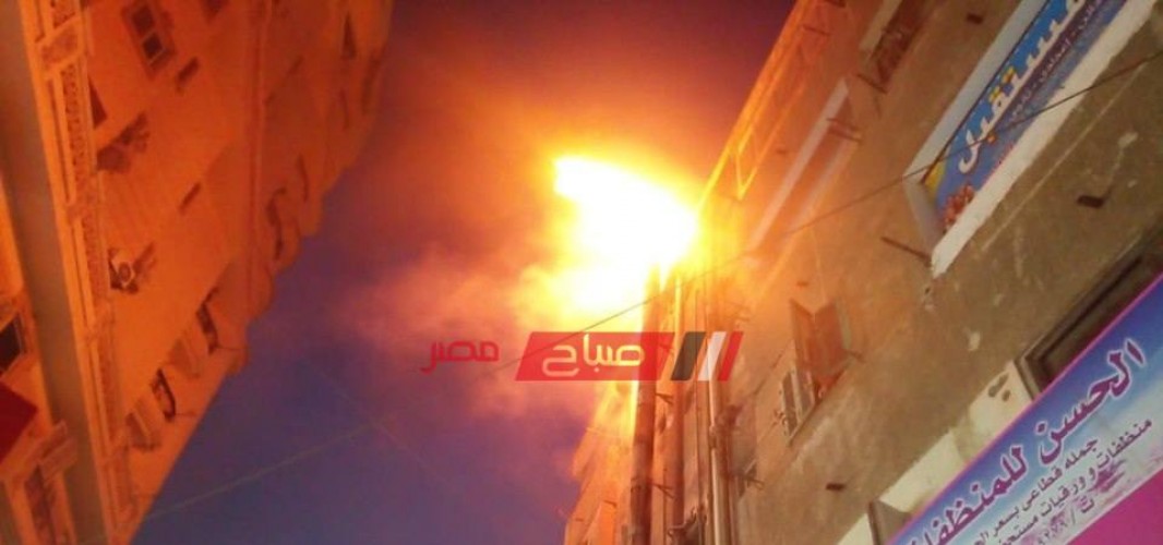 نشوب حريق داخل شقة سكنية فى منطقة العجمي فى الإسكندرية