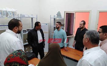 لجنة صحية تتفقد مستشفى الصدر في دمياط