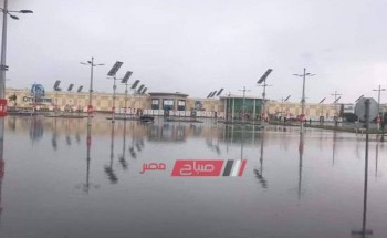 بالصور.. غرق كارفور الإسكندرية بمياه الأمطار