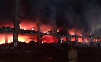 أخر تطورات حريق مصنع أبو حوا بالقليوبية