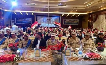 أوقاف دمياط تشارك في احتفال قيادة قوات الدفاع تحت شعار مصر في عيون أبنائها