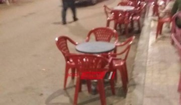 استجابة لشكوى المواطنين إزالة اشغال رصيف من قبل مقهى في حملة مكبرة بمدينة دمنهور