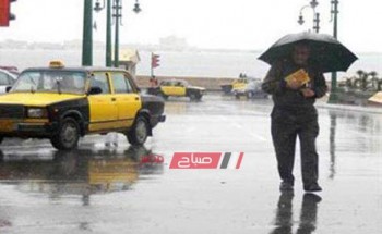 أمطار غزيرة تصل لحد السيول على محافظة الإسكندرية اليوم الإثنين