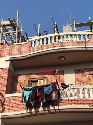 ايقاف اعمال بناء بالمخالفه بمدينة دمنهور بالبحيرة