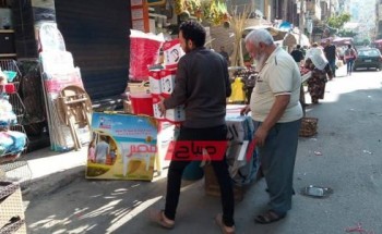 حملات إزالة إشغالات مكثفة بحي وسط بمحافظة الإسكندرية