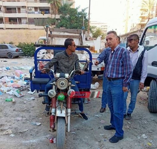 حملات إزالة إشغالات مكبرة بحي العجمي فى الإسكندرية
