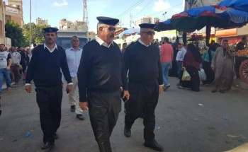 حملة إزالة إشغالات مكبرة بميدان محطة مصر بالإسكندرية