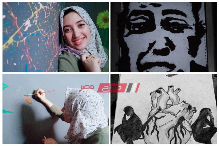 من الأزهر للفن التشكيلي سوما السيد موهبة صاعدة تحلم بنشر الجمال في شوارع الإسماعيلية